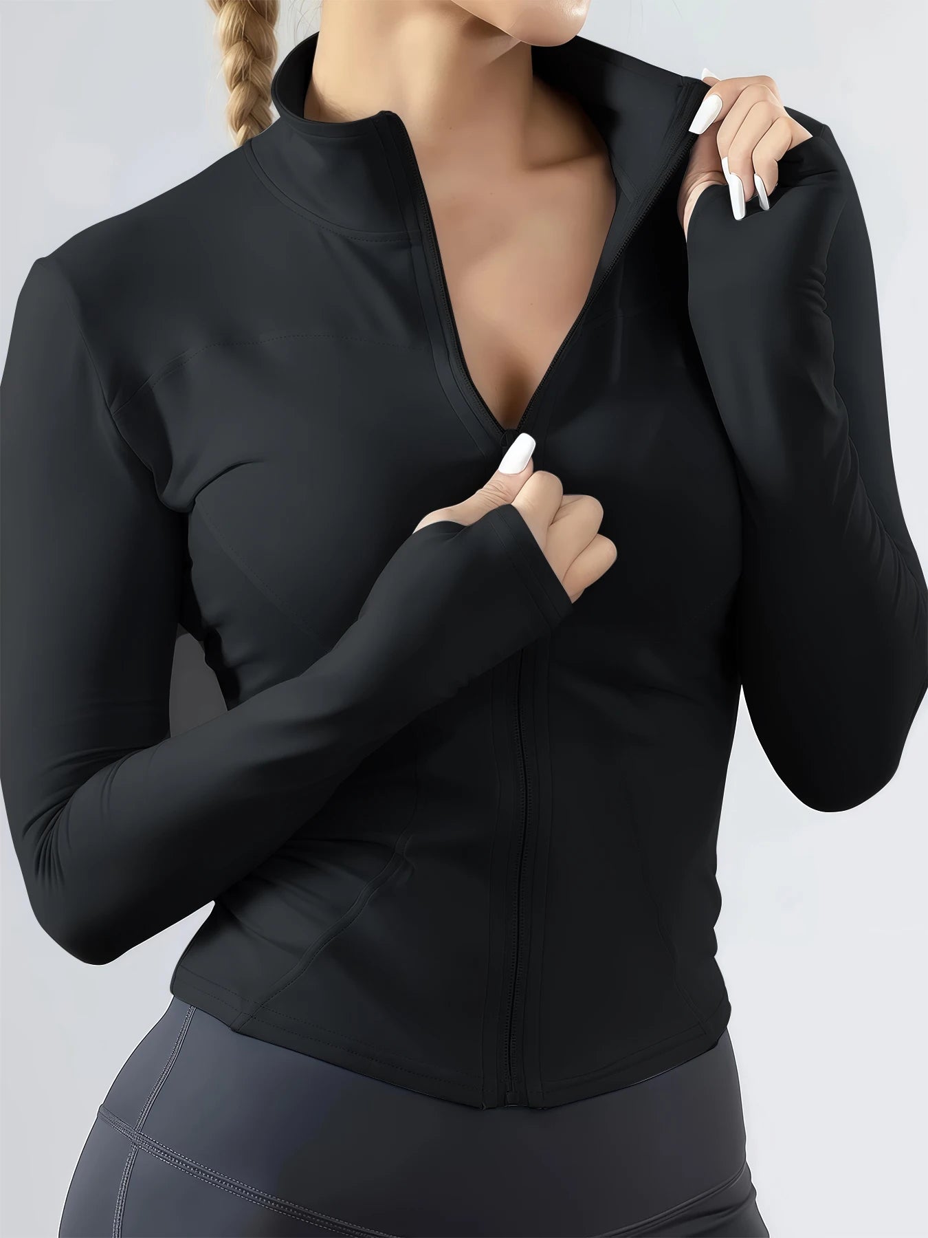 Seamless Fitness Zip Jacket